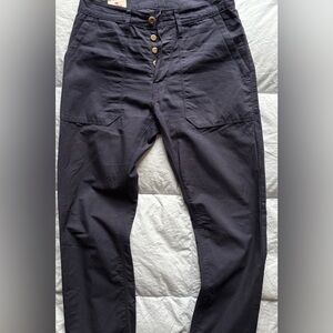 Shockoe Atelier Navy Fatigue Ripstop Pants sz: 31